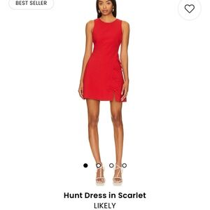 LIKELY Hunt Dress in Scarlet